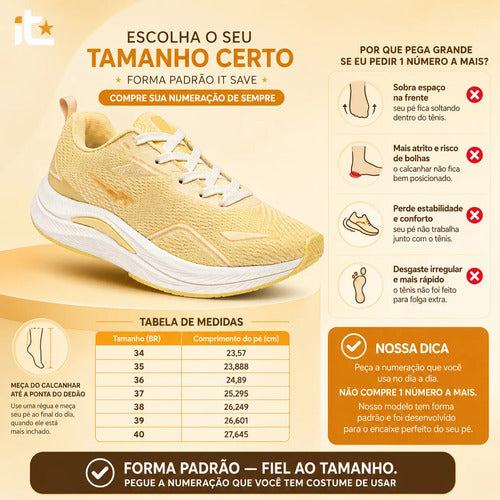 Tênis Fitness Academia Feminino Esportivo Caminhada Corrida