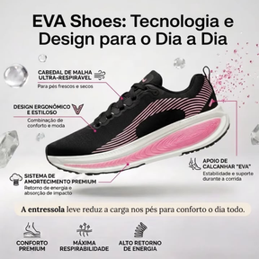 Mova Shoes - Tênis Esportivo Feminino Conforto Prolongado para Academia, Esporte e Corrida - Envio Imediato