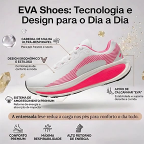 Mova Shoes - Tênis Esportivo Feminino Conforto Prolongado para Academia, Esporte e Corrida - Envio Imediato