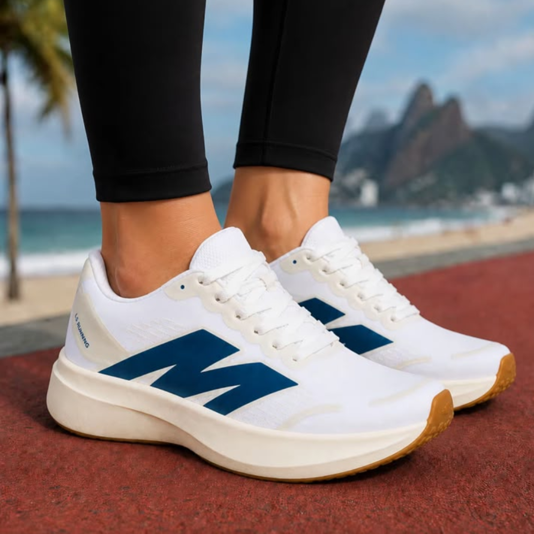 Tenis Masculino Esportivo - Caminhada, leve e macio, Sola Antiderrapante - Mova